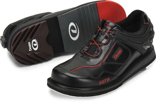 Dexter Mens SST 6 Hybrid BOA Black/Red Left Hand