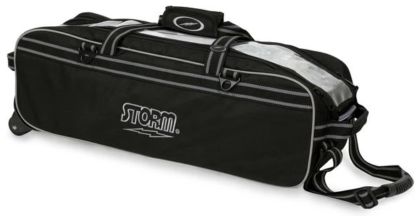 Storm 3 Ball Tournament Travel Roller/Tote Black